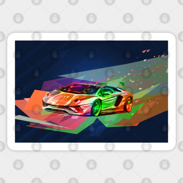 Lamborghini Aventador Sticker by 5thmonkey